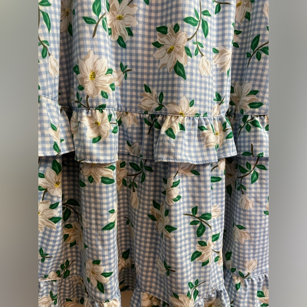 Draper James Gingham and Magnolia baby doll very soft pajama top, size large - Picture 6 of 8
